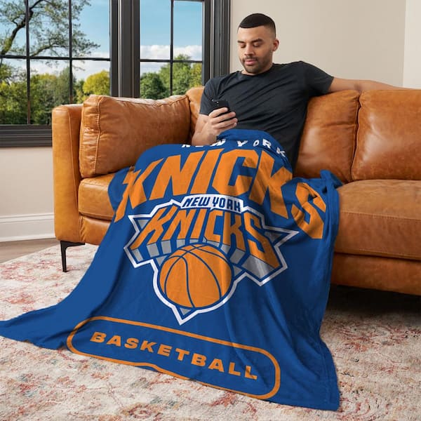 THE NORTHWEST GROUP NBA Knicks High Block Multicolor Silk Touch Throw Blanket 1NBA236050018RET The Home Depot