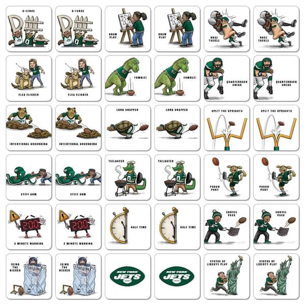 NFL New York Jets Memory Match Game