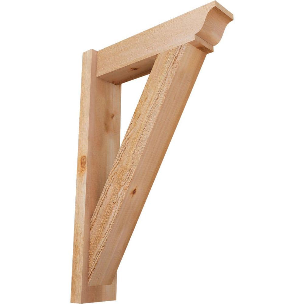 6 in. x 34 in. x 22 in. Western Red Cedar Traditional Rough Sawn Outlooker price history on PriceWatchPro