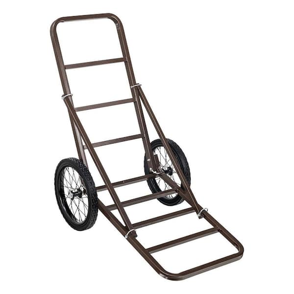 Deer Cart, 300 LBS. Capacity Folding Game Cart, Deer Cart Game Hauler with Big Rubber Wheels & Ergonomic Handle