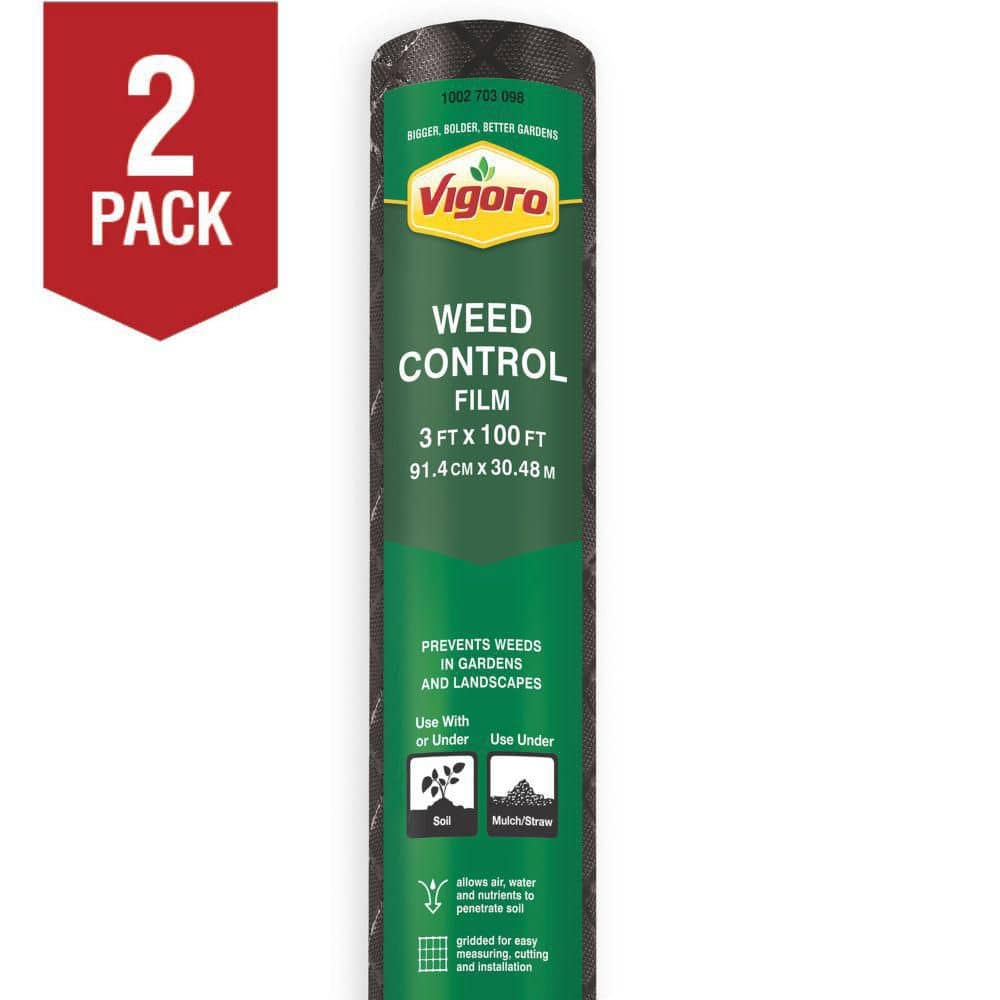 Vigoro 3 ft. x 100 ft. WeedBlock Weed Barrier Landscape Fabric