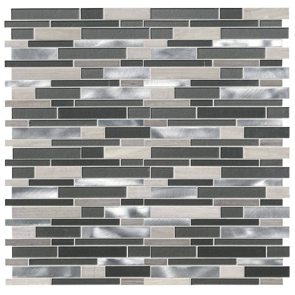 MSI Urban Loft 12 in. x 12 in. Textured Multi-Surface Floor and Wall Mosaic  Tile (1 sq. ft. / each) SGLSMTIL-URLOF4 - The Home Depot