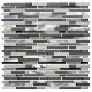 Urban Loft 12 in. x 12 in. Textured Multi-Surface Floor and Wall Mosaic Tile (1 sq. ft. / each)