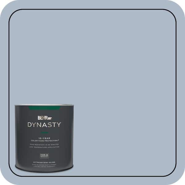 BEHR DYNASTY 1 qt. #PPU15-16 Simply Blue Semi-Gloss Exterior Stain-Blocking Paint & Primer