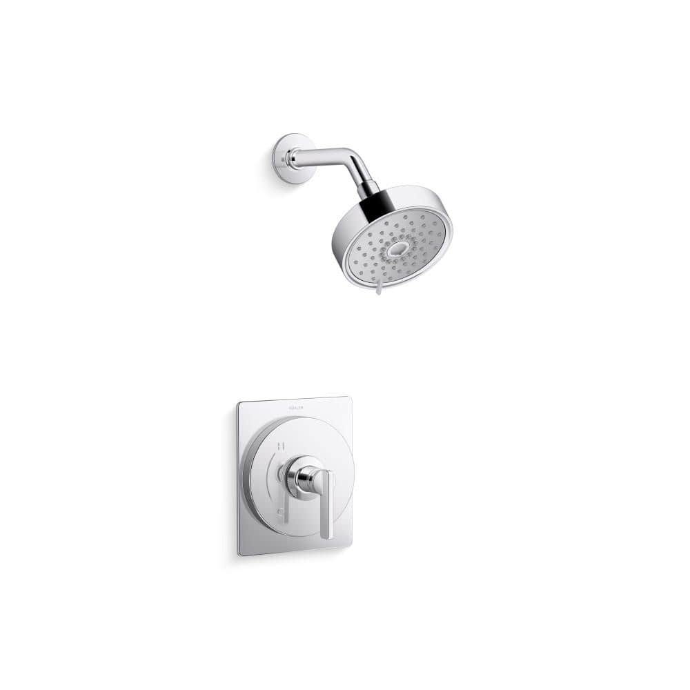 KOHLER Castia By Studio McGee RiteTemp Shower Trim Kit 1.75 GPM in Polished Chrome TS359164G