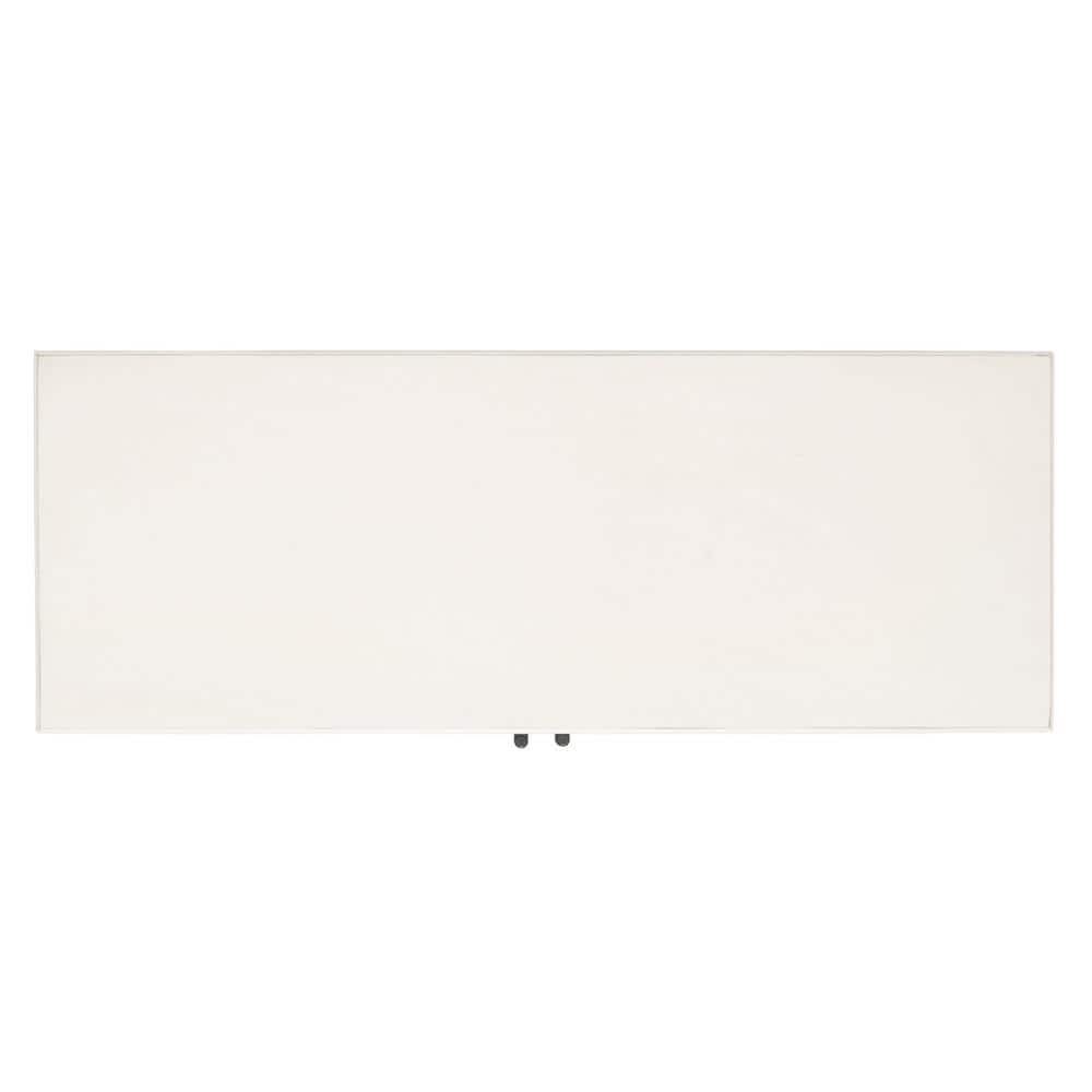 Peyton Contemporary White Wood 2-Door Storage Cabinet