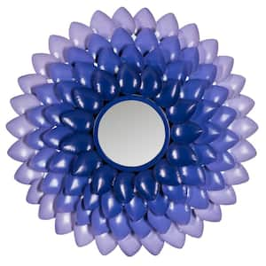 Chrissy 27 in. H x 27 in. W Round Framed Mirror