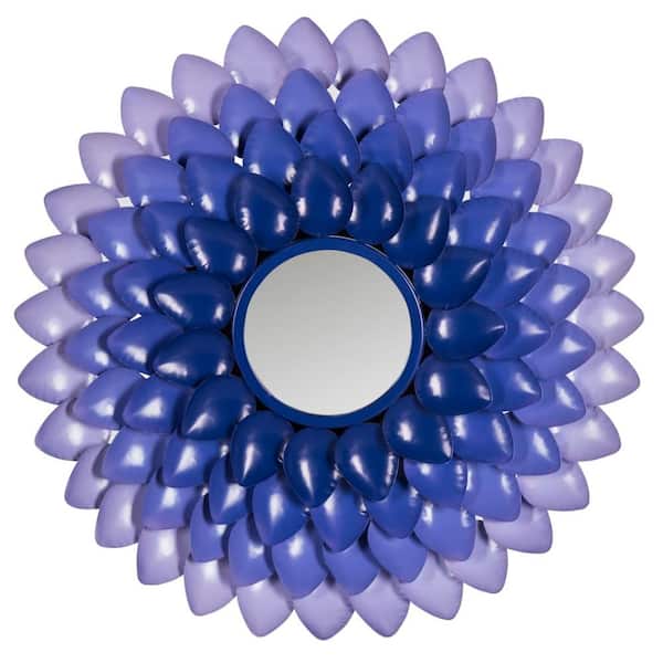 SAFAVIEH Chrissy 27 in. H x 27 in. W Round Framed Mirror