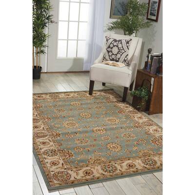 7'9 x 9'9 7-Feet 9-Inches by 9-Feet 9-Inches Nourison Regal Taupe Rectangle Area Rug 