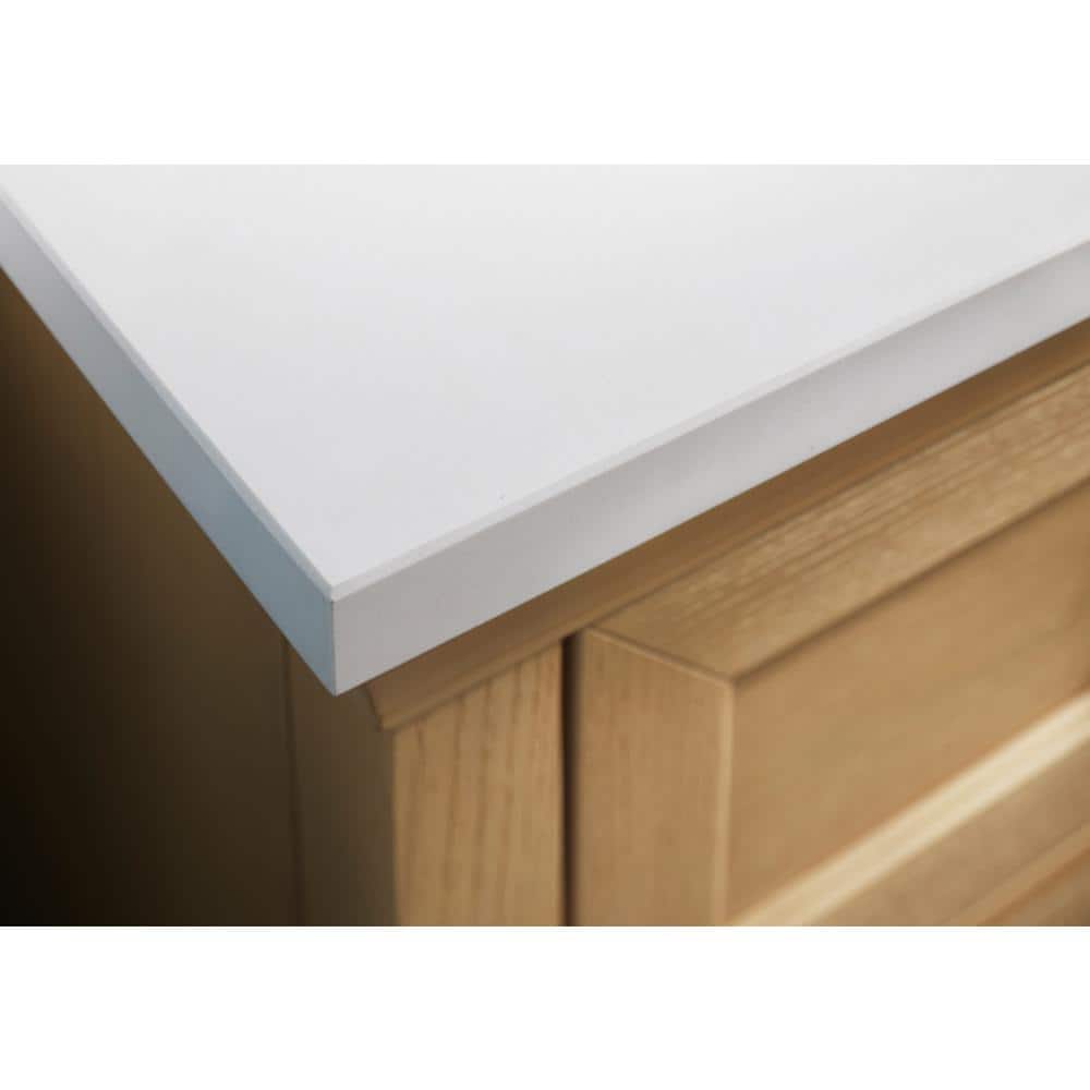 Charlemont 48" Light Oak Bathroom Vanity with Quartz Top
