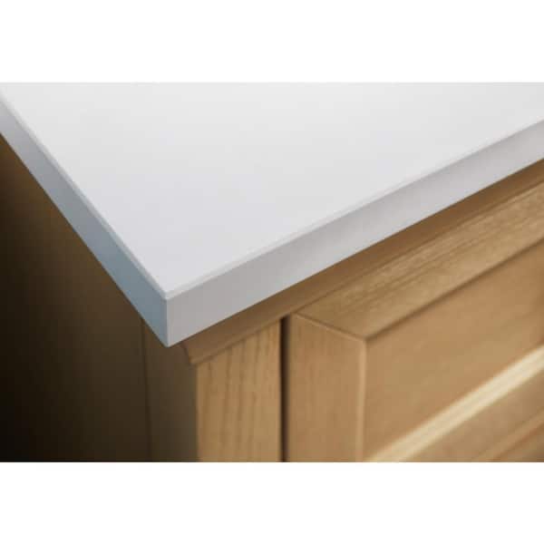 KOHLER Charlemont 49.02in. Single Sink Freestanding Light Oak Bath Vanity with White Quartz Top Assembled