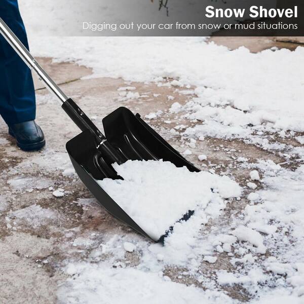 3in1 Snow Shovel Set Collapsible Brush Scraper Winter Removal Kit Car
