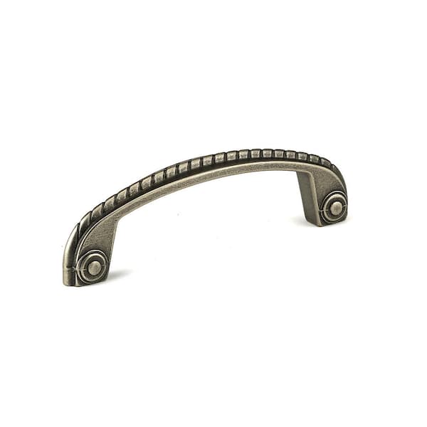 Richelieu Hardware Huntingdon Collection 3 3/4 in. (96 mm) Pewter Traditional Cabinet Arch Pull