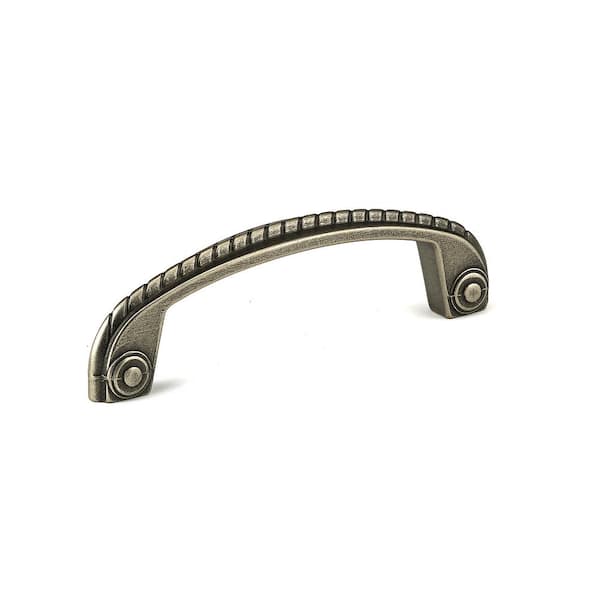 Richelieu Hardware Huntingdon Collection 3 3/4 in. (96 mm) Vintage Pewter Cabinet Arch Pull