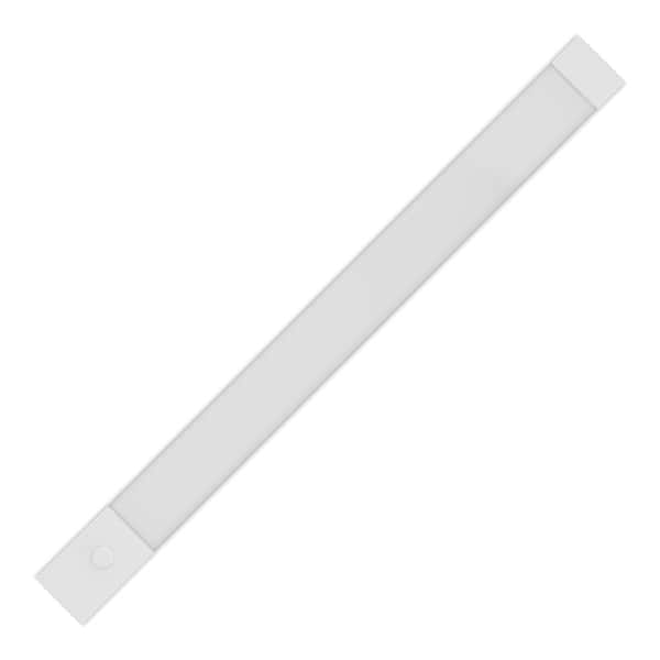 Feit Electric 10 in. (Fits 12 in. Cabinet) Plug-in Integrated LED Dimmable Linkable White Under Cabinet Light Bright White (1-Light)