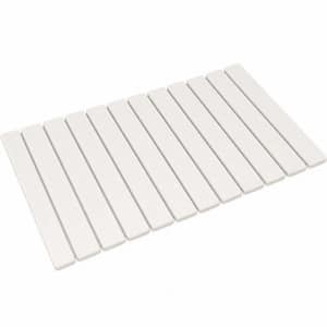 Extra Large Stone Dish Drying Mat, Beige Collapsible Quick Dry Diatomaceous Earth Mat (28 in. L x 16 in. W)
