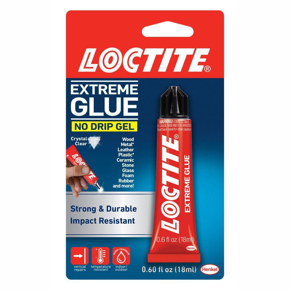 Loctite Extreme Glue 0.7 oz. No Drip Gel Adhesive Clear Tube (each) 2596210  - The Home Depot