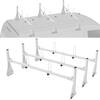 VEVOR Trailer Ladder Rack, 59 in. Adjustable Roof Rack, 2 Crossbars Van Roof Ladder Rack, 600 lbs. Capacity Steel Van Rack XSHCHJYSCAZK3DP76V0