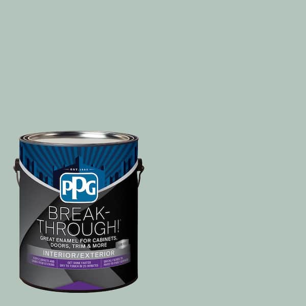 1 gal. PPG1135-4 Aquamarine Dream Semi-Gloss Door, Trim & Cabinet Paint