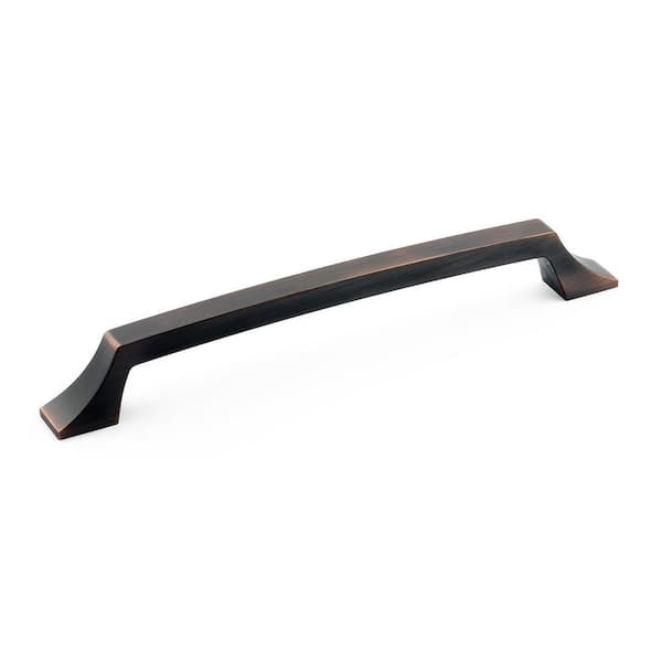 Richelieu Hardware Rosemère Collection 7-9/16 in. (192 mm) Classic Brushed Oil-Rubbed Bronze Rectangular Cabinet Bar Pull