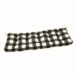 Other Rectangular Outdoor Bench Cushion in Black