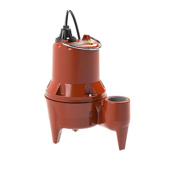 Liberty Pumps LE40-Series 4/10 HP Manual Submersible Sewage Effluent Pump with 10 ft. Cord