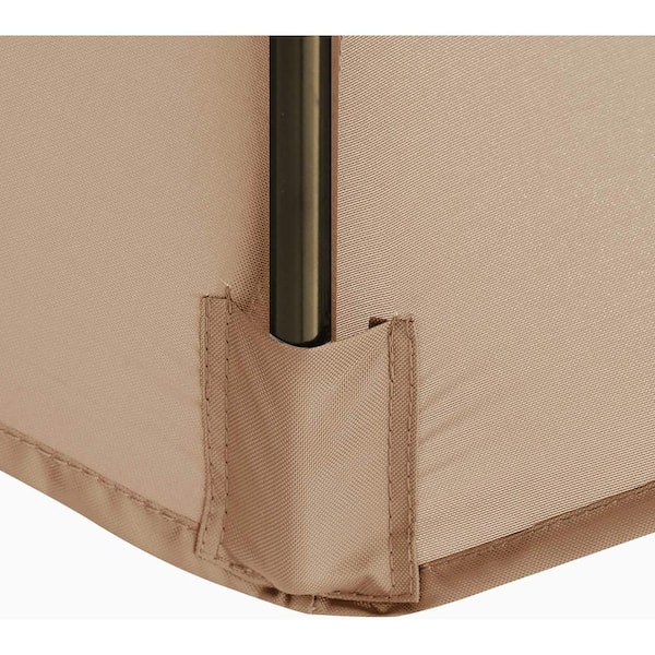 beige patio umbrella replacement canopy home depot Cubilan Patio Umbrella 9 ft. Replacement Canopy for 8 Ribs-Beige