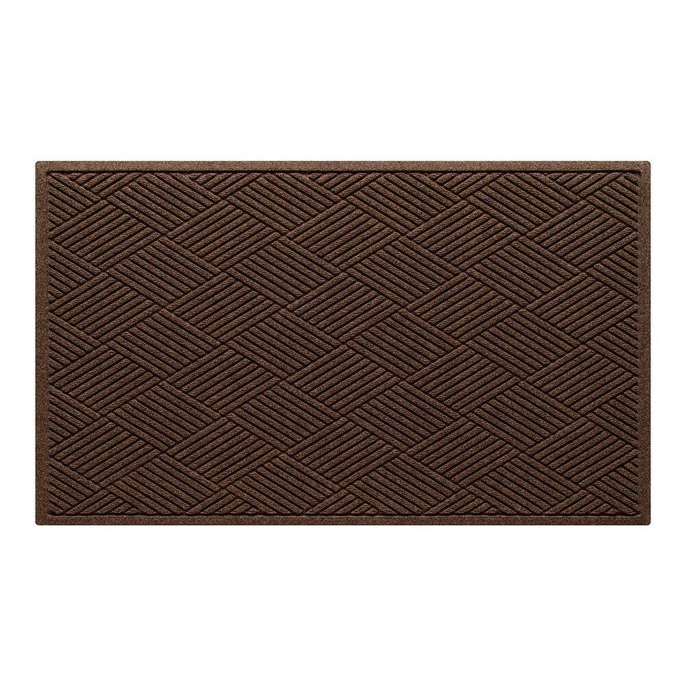 Waterhog Diamonds Dark Brown 35 in. x 59 in. PET Polyester Indoor Outdoor Doormat price history on PriceWatchPro