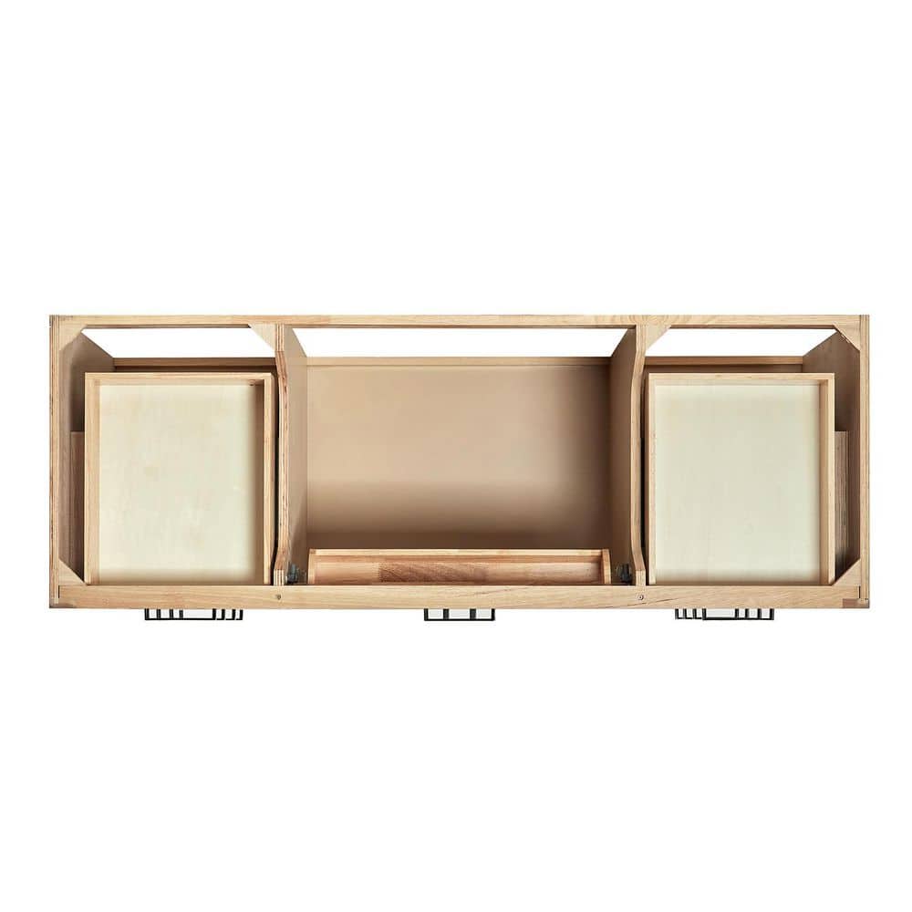 Hepburn 60" Light Oak Freestanding Bathroom Vanity Base