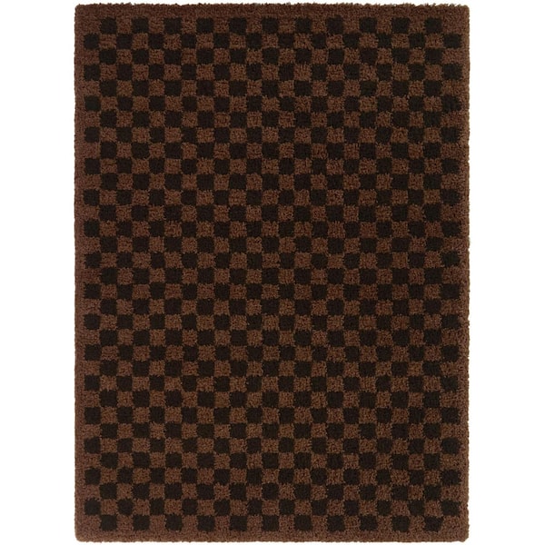 Covey Brown 8 ft. x 10 ft. Area Rug