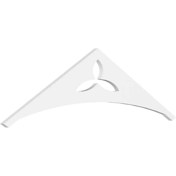 Ekena Millwork Naple 1 in. D x 14 in. W x 48 in. L Signature Urethane Gable Pediment