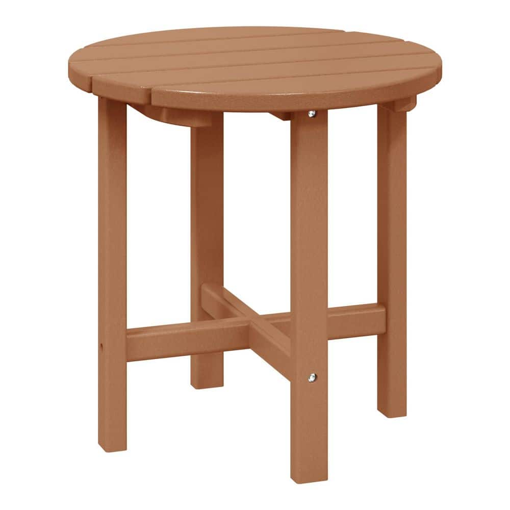 Teak Round 18" Outdoor Side Table