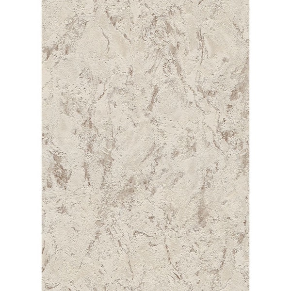 Venetian Stucco Beige Textured Non-Pasted Wallpaper Roll
