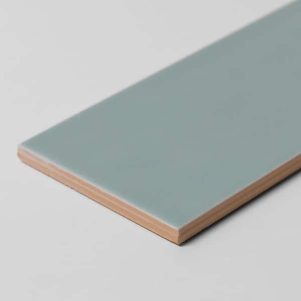 Bedouin 3.5 in. x 12 in. Green Matte Ceramic Subway Wall Tile (9.9 sq. ft/case)