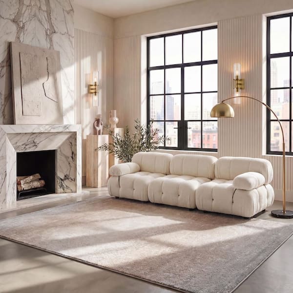 Madison 8 ft. x 10 ft. Gray Ombre Area Rug