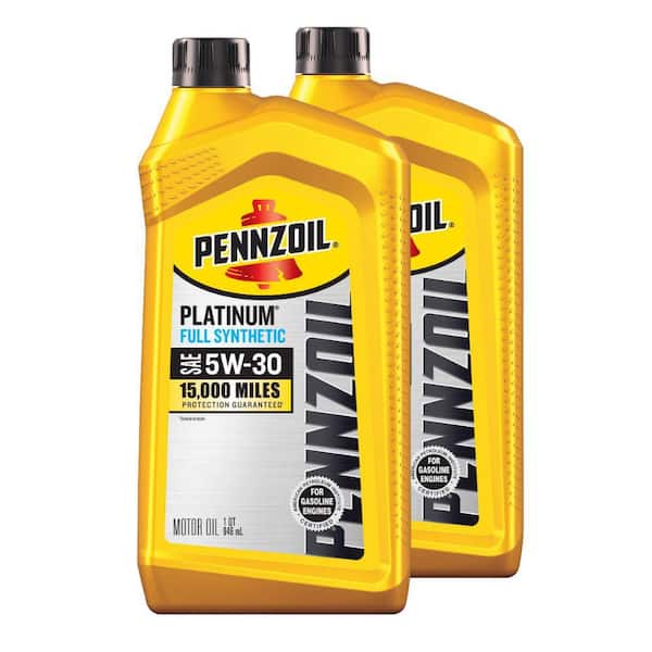Platinum SAE 5W-30 Full Synthetic Motor Oil 1 Qt (2-Pack)
