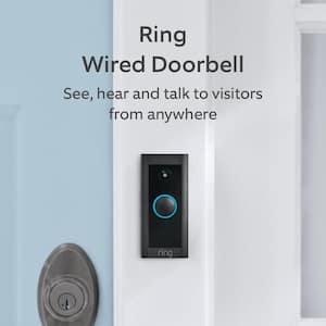 Video Doorbell Wired - Smart WiFi Doorbell Camera with 2-Way Talk, Night Vision and Motion Detection