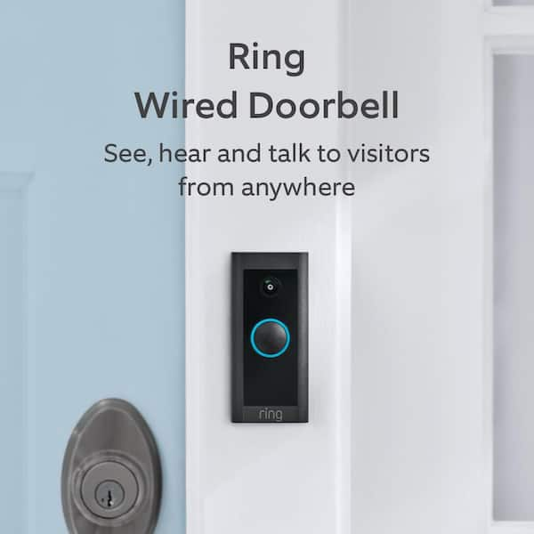 Video Doorbell Wired - Smart WiFi Doorbell Camera with 2-Way Talk, Night Vision and Motion Detection