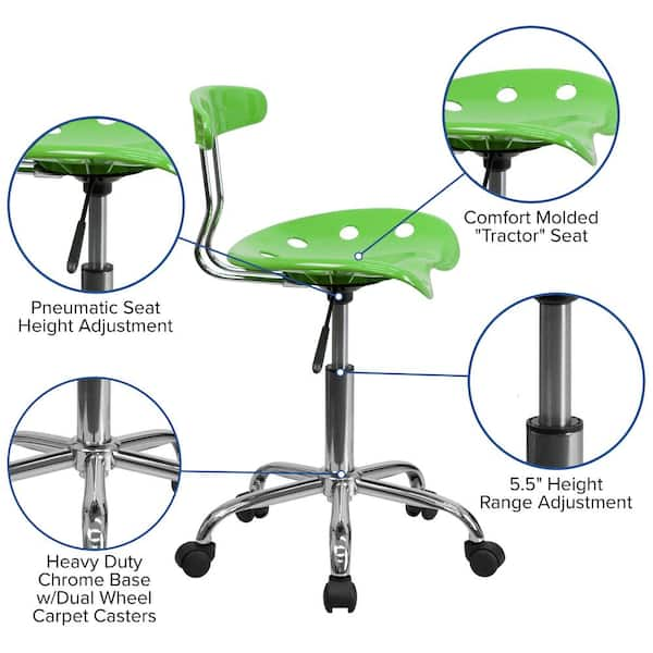 Tractor seat office online chair