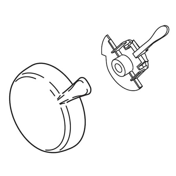 Delta Lahara Tub and Shower Single Lever Temperature Handle Kit in Venetian Bronze
