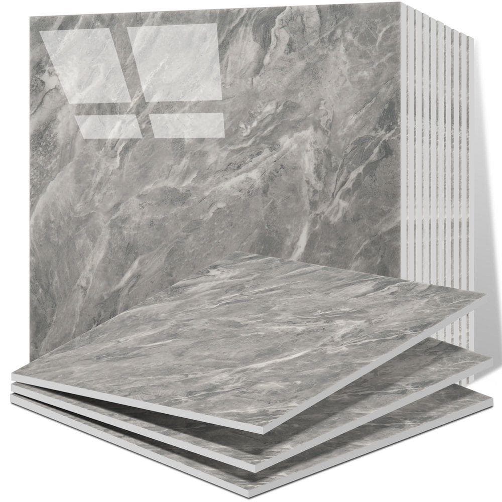 Angel Sar 12 in. x 12 in. PVC Peel and Stick Backsplash Tile