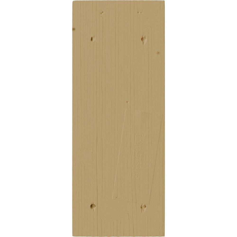 Alder Wood Traditional Corbel Bracket, 3.5"W x 7"D x 9"H