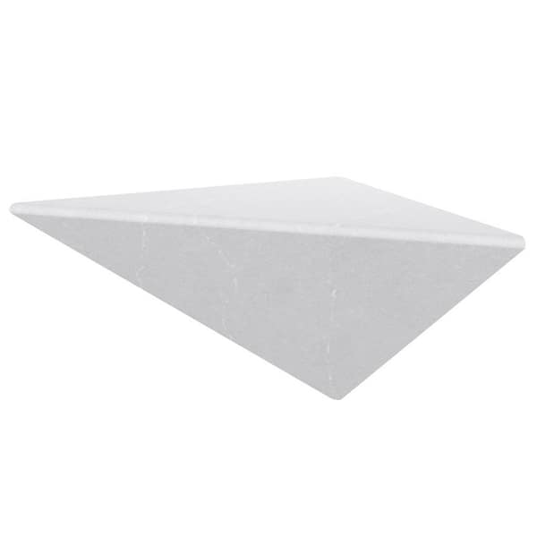 FlexStone 10 in. Shave Shelf in Sea Salt