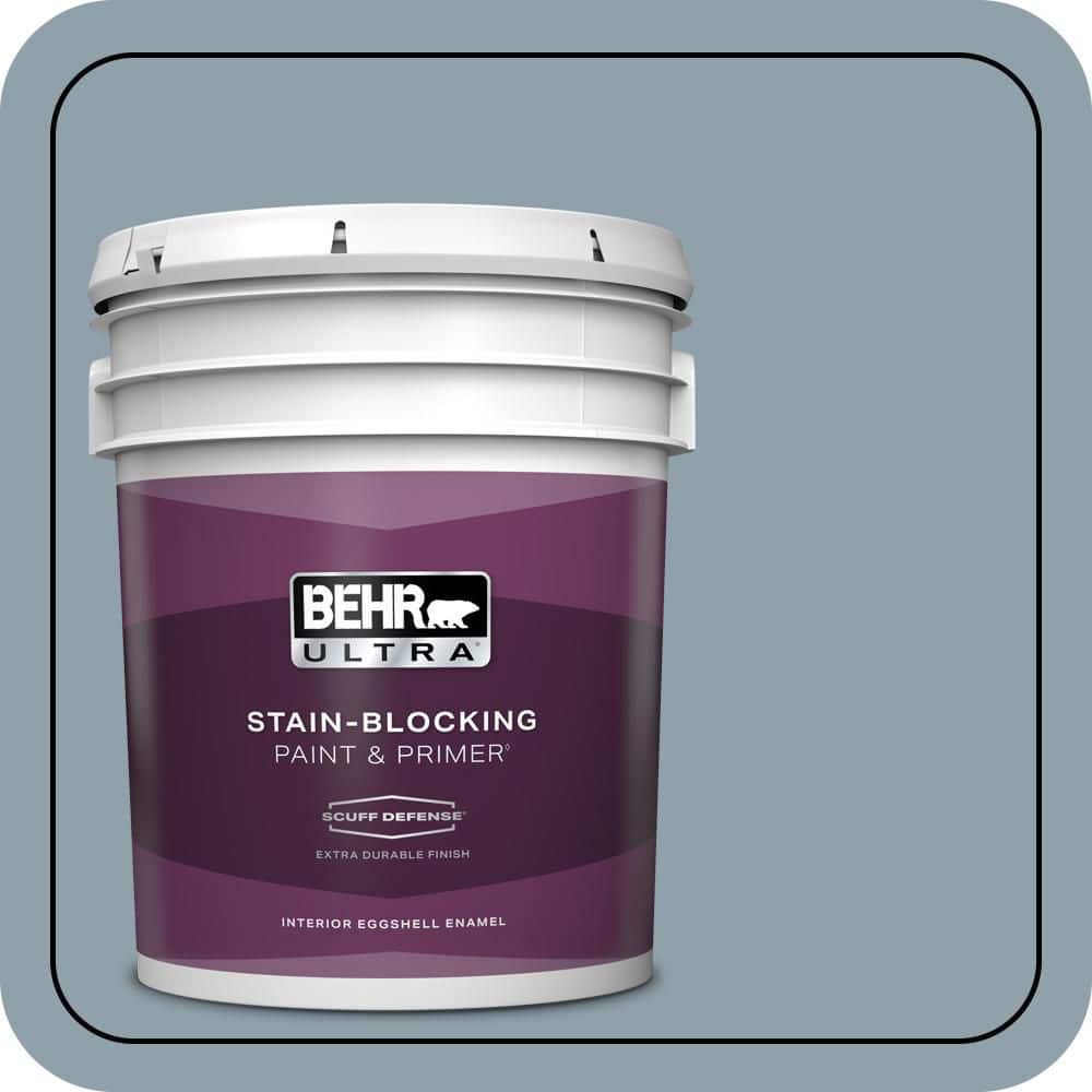 5 Gal. #N480-4A Dusty Denim Extra Durable Eggshell Enamel Interior Paint and Primer price history on PriceWatchPro