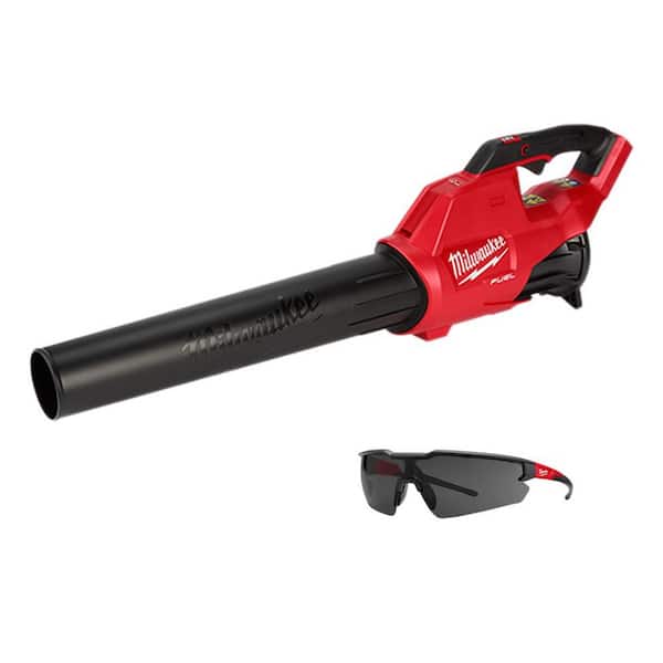 Milwaukee M18 FUEL 120 MPH 450 CFM 18V Lithium-Ion Brushless Cordless Handheld Blower with Tinted Safety Glasses (Tool-Only)