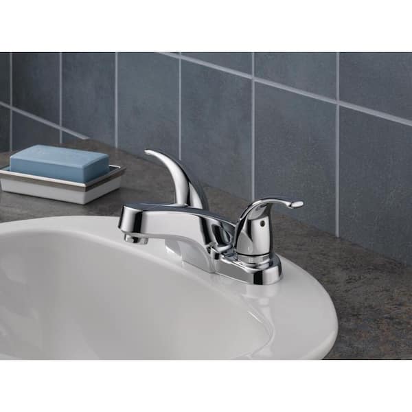 Core 4 in. Centerset 2-Handle Bathroom Faucet in Chrome