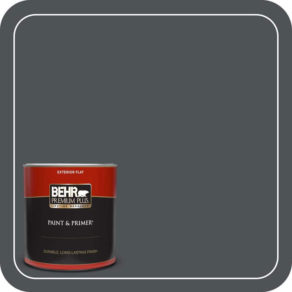 1 qt. Home Decorators Collection #HDC-WR15-4 Lump of Coal Flat Exterior Paint & Primer price history on PriceWatchPro