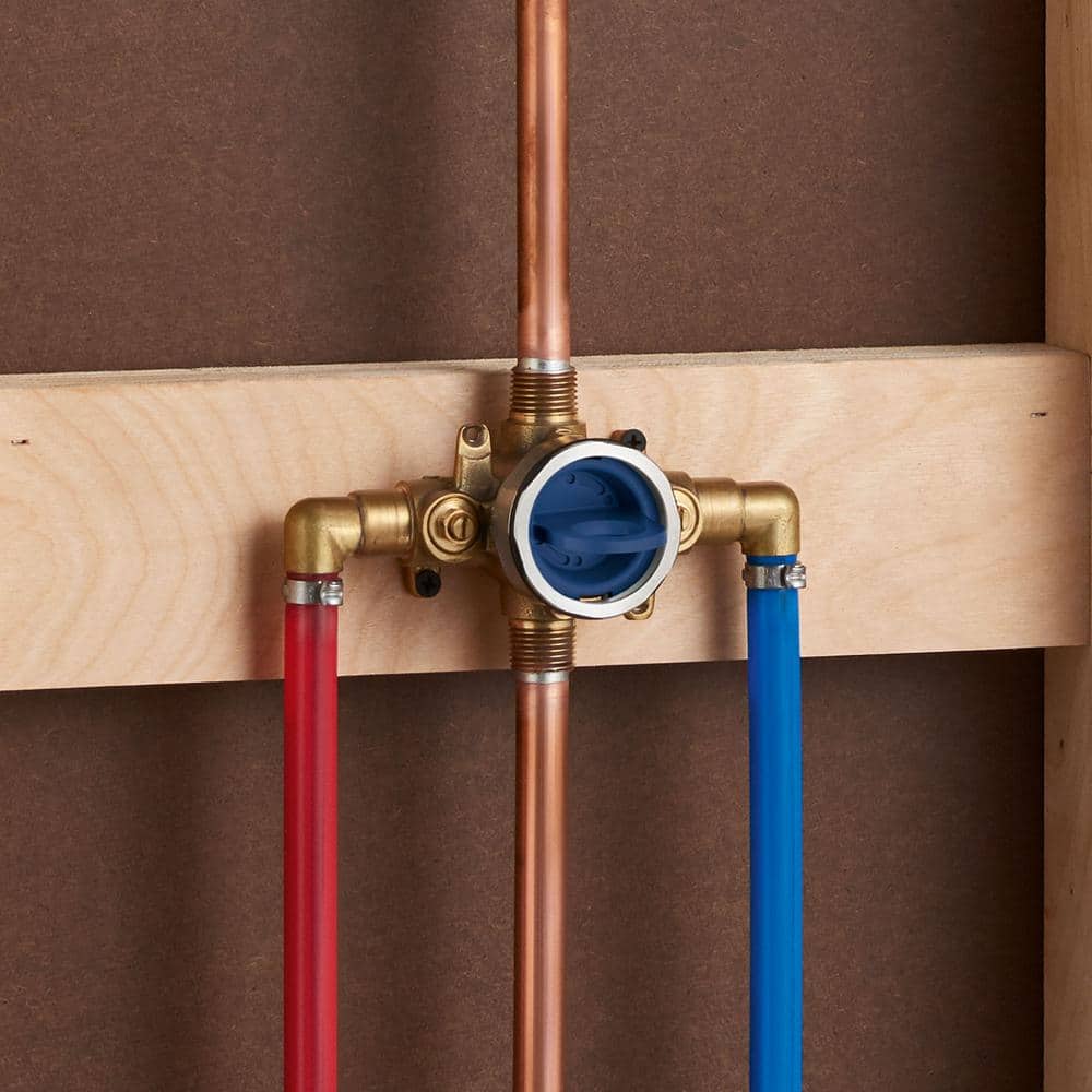 GrohSafe 3.0 Brass Pressure Balance Valve with PEX Elbows