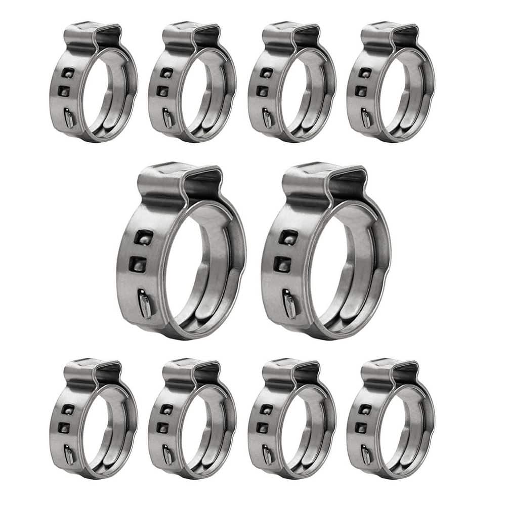 5/8 in. Stainless Steel Oetiker Style Pinch Clamps PEX Cinch Rings (10-Pack) price history on PriceWatchPro