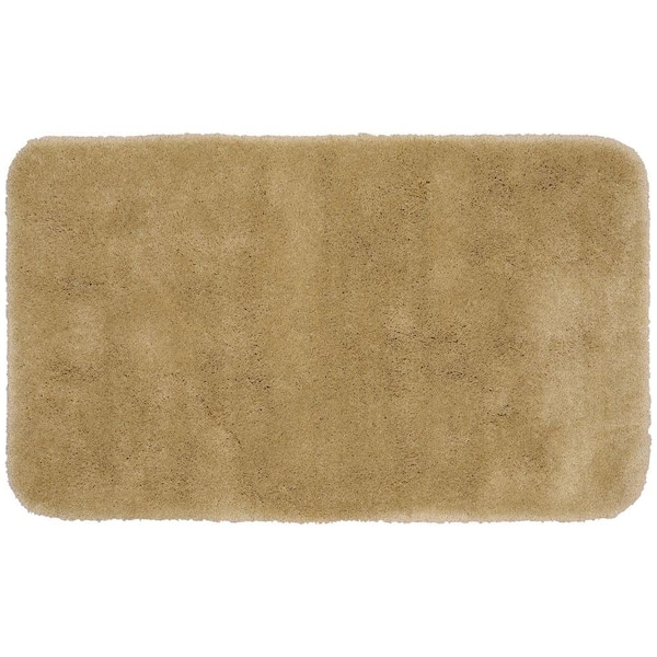 Garland Rug Finest Luxury Taupe 30 in. x 50 in. Washable Bathroom Accent Rug